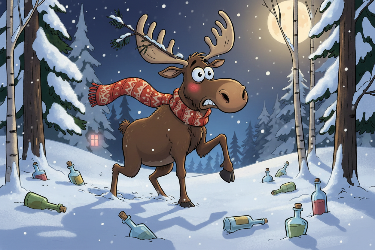 Help the drunken moose get home without being seen at https://drunkenmoose.se